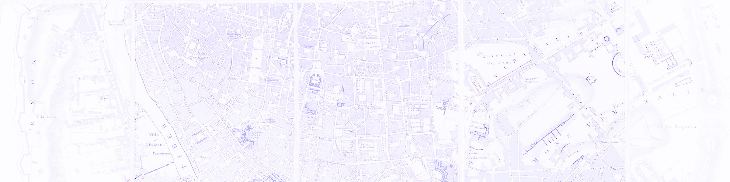 Decorative aerial map